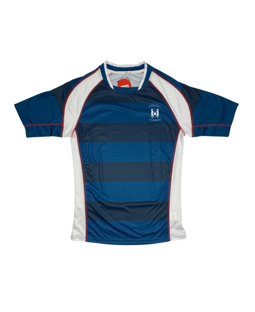 T-shirt Rugby Secundaria Colegio Seminario - Azul/Blanco 