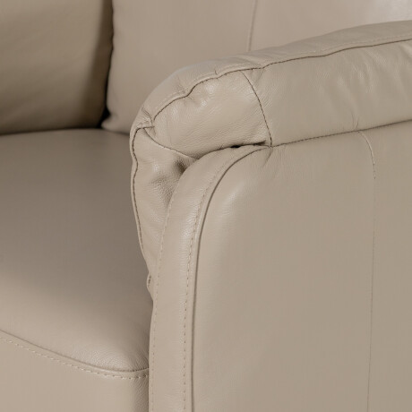 Butaca Max (Reclinable eléctrica) - Cuero Básico 519 (Beige)