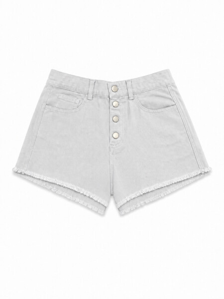 SHORT MOLA GRIS CLARO