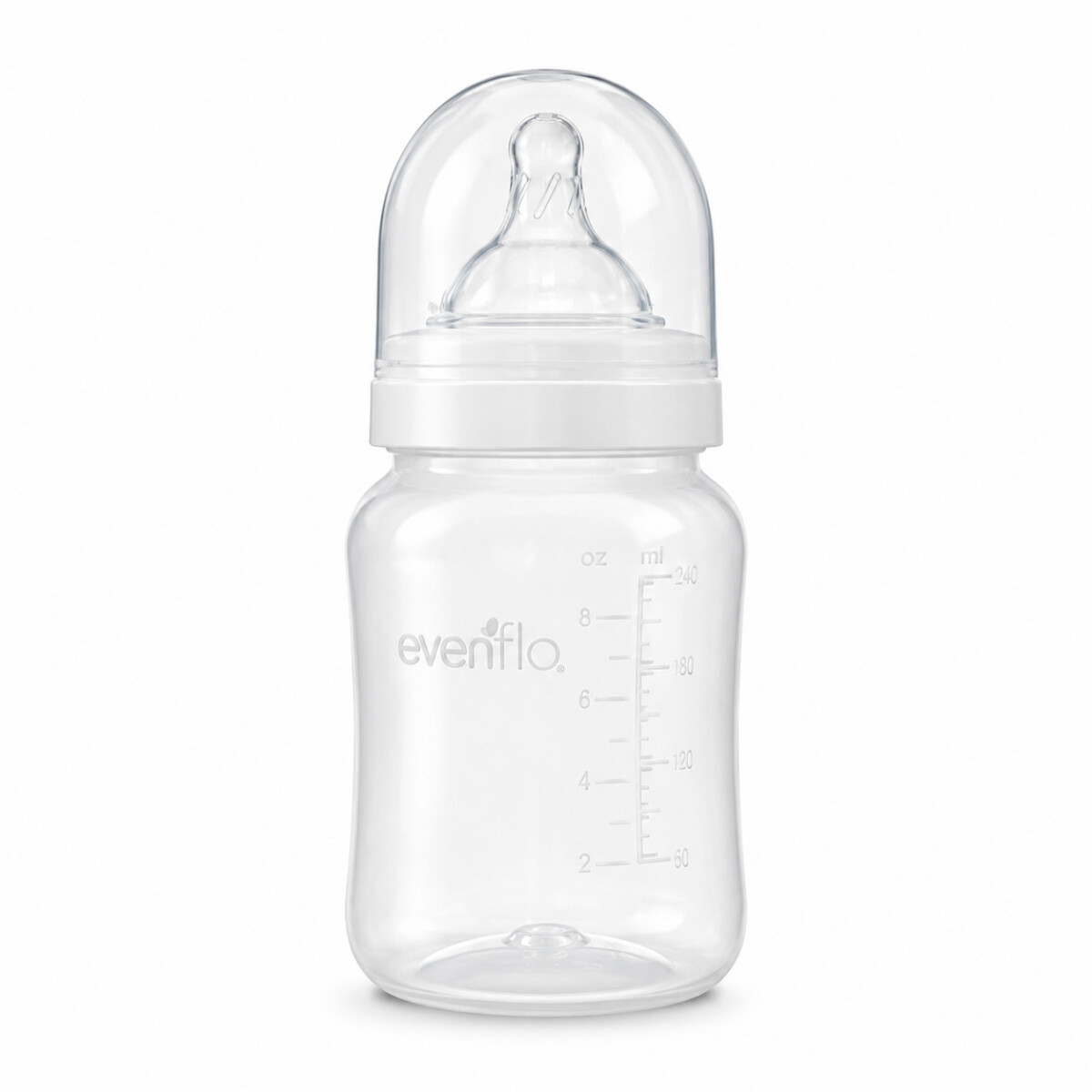 Mamadera Evenflo Contur Bebés 0-3M 120Ml Tetina Flujo Lento - Blanco 