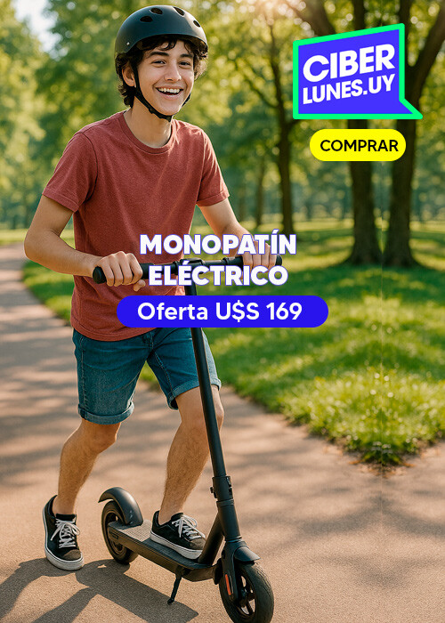 ¡Monopatín eléctrico hasta 60Kg en oferta!