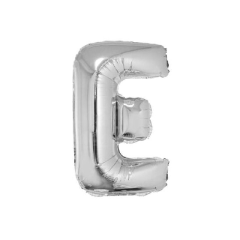 Letra Inflable Plateada E