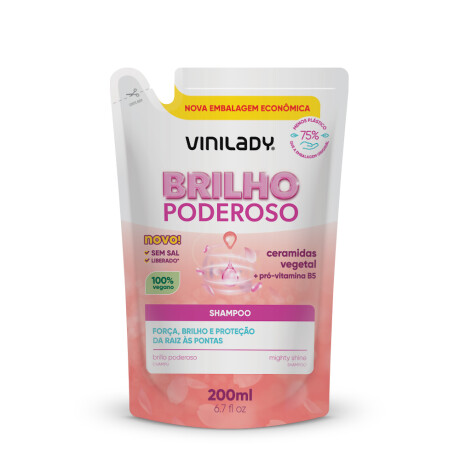 SHAMPOO VINI LADY SACHET 200 ML BRILLO PODEROSO SHAMPOO VINI LADY SACHET 200 ML BRILLO PODEROSO