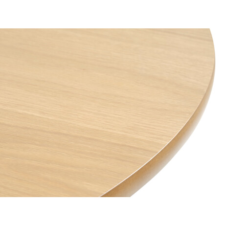 Mesa de comedor JEGIND Ø105 roble/negro Roble/negro