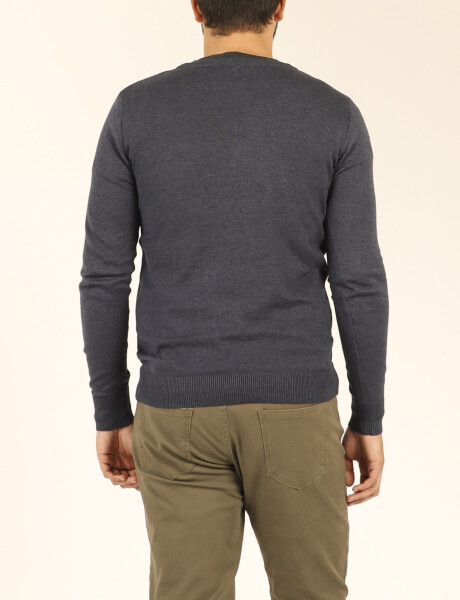 Sweater Slim Feraud Gris Oscuro