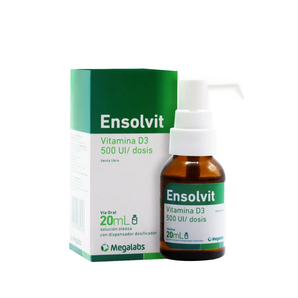 ENSOLVIT D3 500 UI FR. X 20 ML.