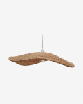 Pantalla para lámpara de techo Bisbal de ratán con acabado natural Ø 80 cm Pantalla para lámpara de techo Bisbal de ratán con acabado natural Ø 80 cm
