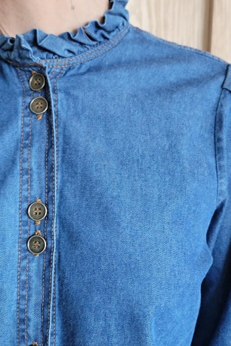 Camisa Carlotta Denim Azul