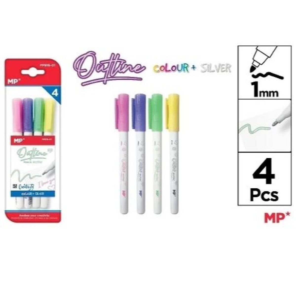 Marcadores Outline Main Paper 