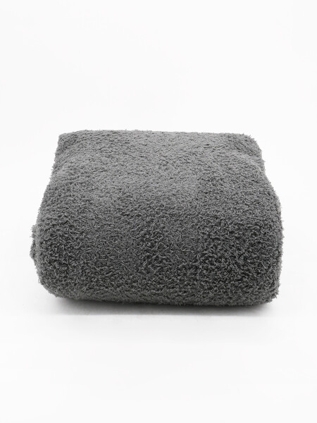 PIE DE CAMA FLANNEL NEGRO