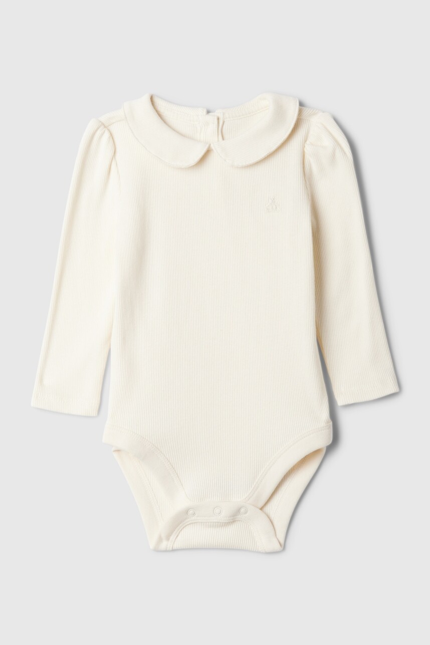 Body Manga Larga Bebé Ivory Frost