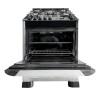 COCINA DECORATTO VETRO 5H SUPER GAS INOX *610000910 * Cocina Decoratto Vetro 5h Super Gas Inox *610000910 *