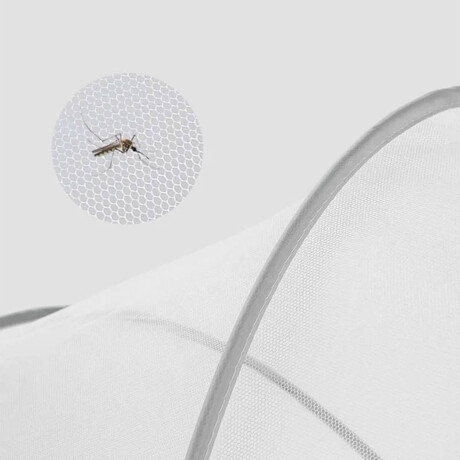 Mosquitero Cama Cuna Plegable Bebe Portátil Grande Gris