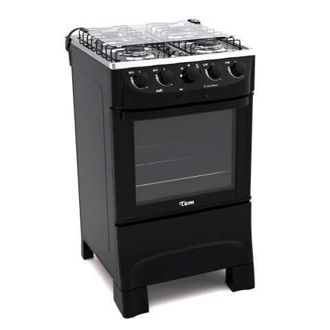 Cocina Tem Combinada Loli 4h 4 Hornallas Color Negro Cocina Tem Combinada Loli 4h 4 Hornallas Color Negro