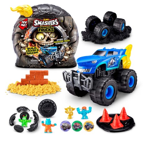 Juego Smashers Monster Truck Wheels 20 Sorpresas Juego Smashers Monster Truck Wheels 20 Sorpresas