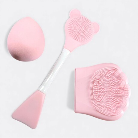 Set De Esponjas Skincare Rosa
