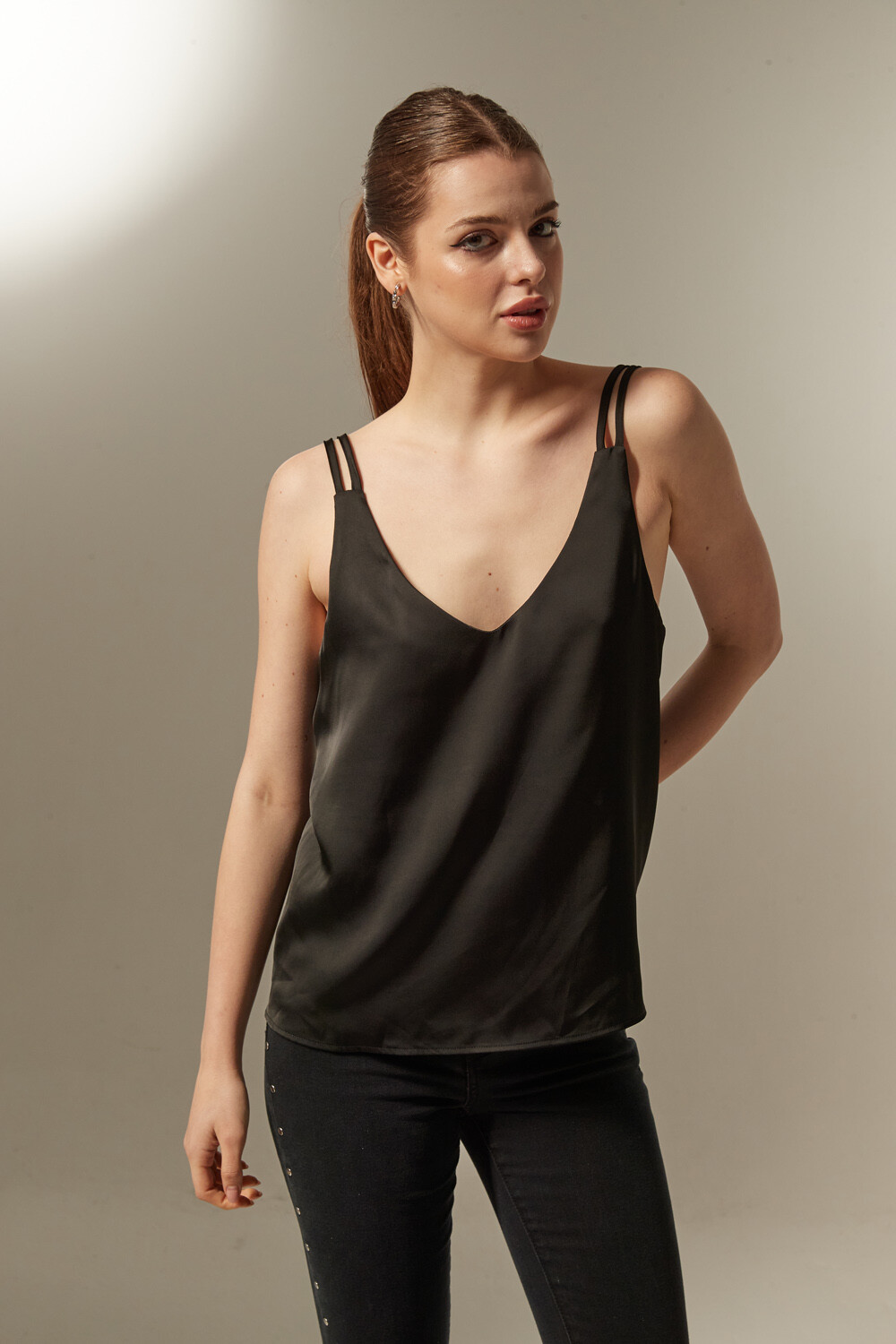 Musculosa Helios Negro