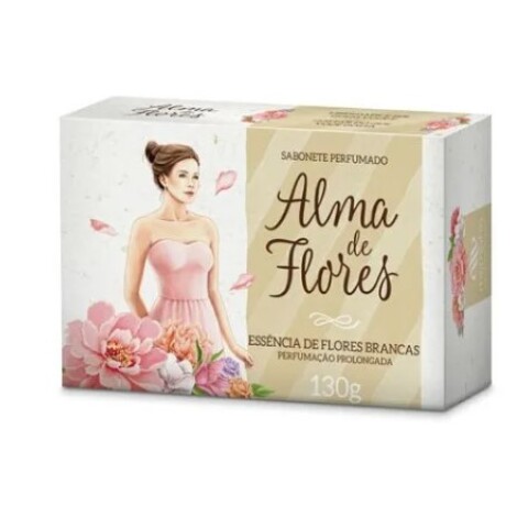 Alma de Flores jabón 130 g Esencia de Flores Blancas