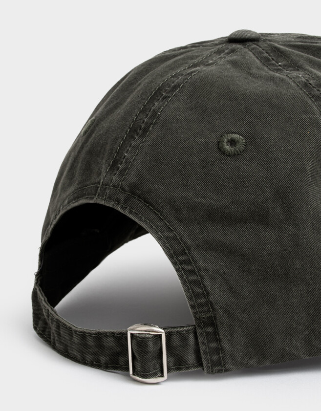 Caps Gorra Canvas Bordada - Verde Medio