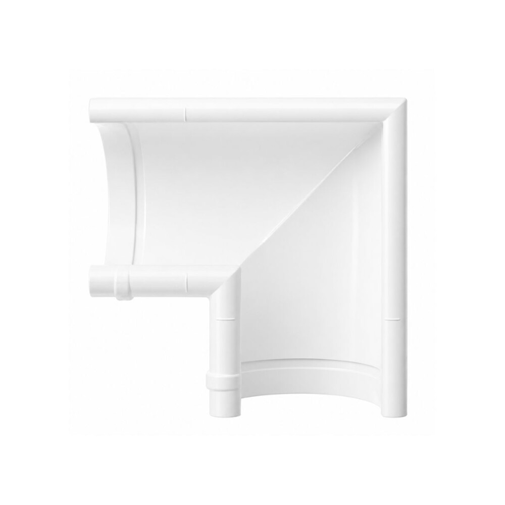 Esquinero externo blanco para canaleta Aquapluv TIGRE Esquinero Externo Blanco Para Canaleta Aquapluv Tigre