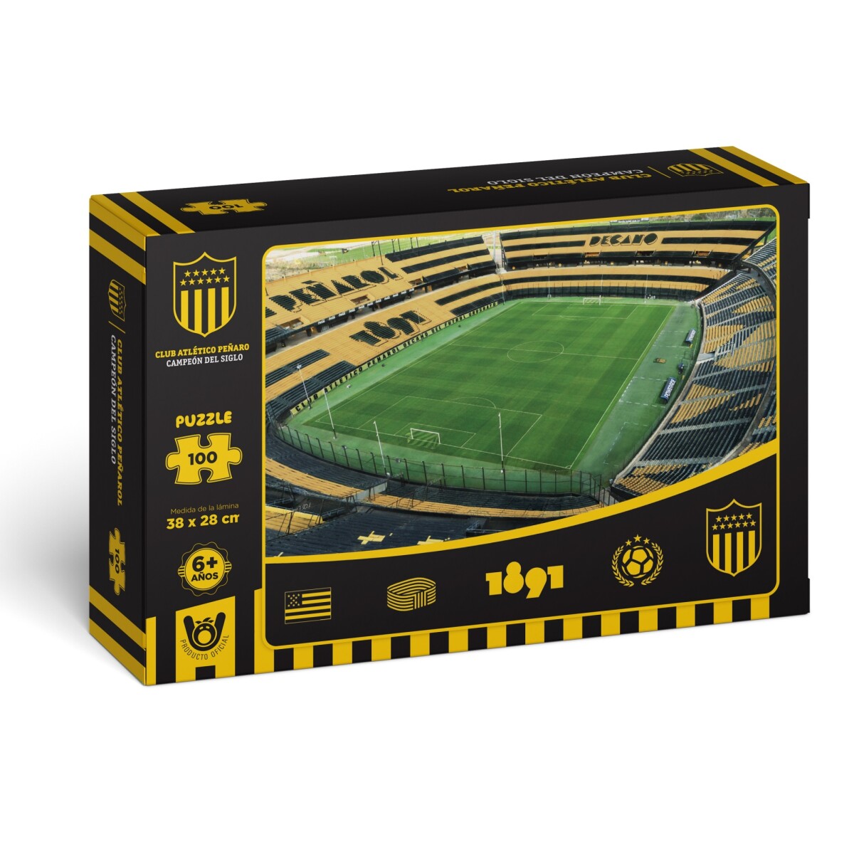 Puzzle Rompecabezas Club Atlético Peñarol 100 Piezas 