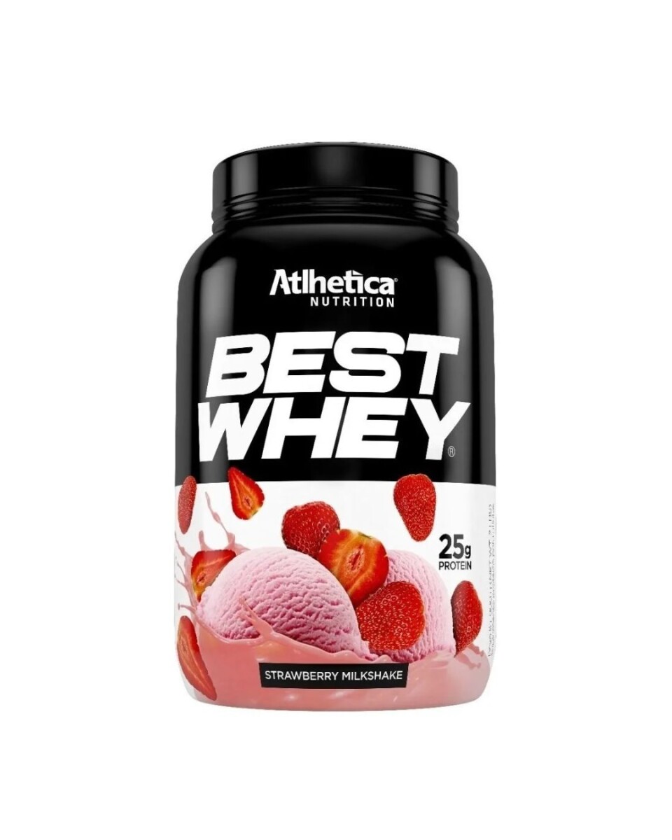 ¡OFERTA IMPERDIBLE! Atlhetica Nutrition Best Whey 900g Strawberry Milk Shake 