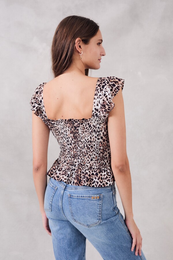 Blusa Animal Print Multi