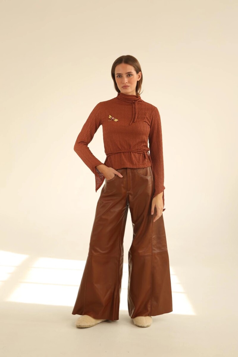 PANTALON WIDE XL COURO Suela