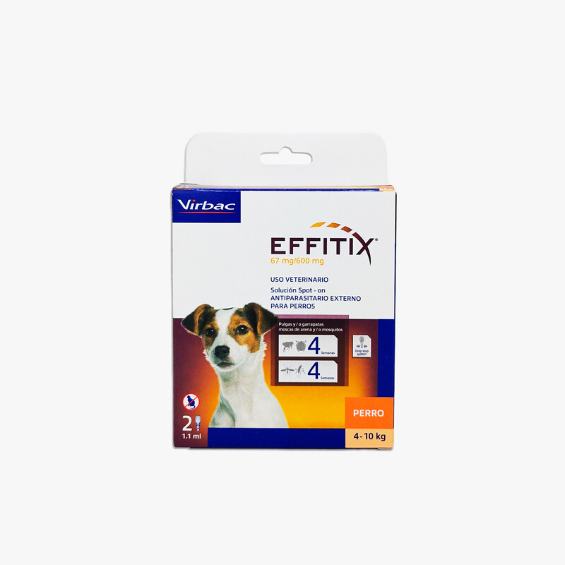 Effitix 4 a 10 kgs - caja 2 pipetas