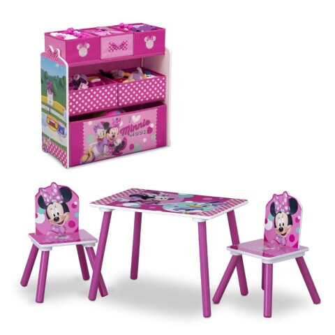 Set juego de mesa y organizador Minnie Mouse Disney Set juego de mesa y organizador Minnie Mouse Disney