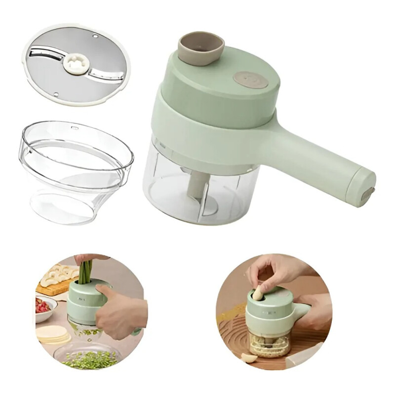 Mini Procesador Eléctrico Recargable Casita 300 ml – Práctico, compacto y versátil Mini Procesador Eléctrico Recargable Casita 300 ml – Práctico, compacto y versátil