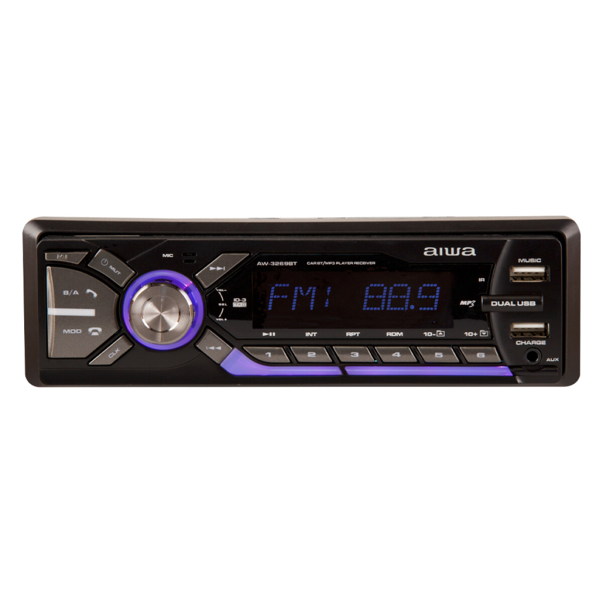 Radio Para Auto (USB, Bluetooth y SD) | AW-3269BT 