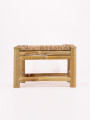 BANCO BAMBU TEJIDO NATURAL