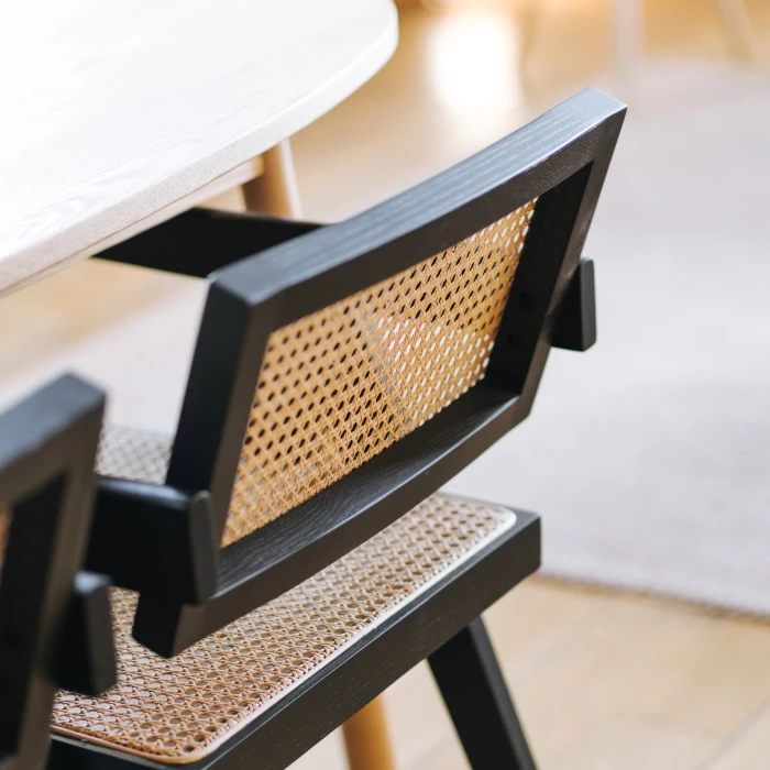 Silla Berlin Apoyabrazos Black
