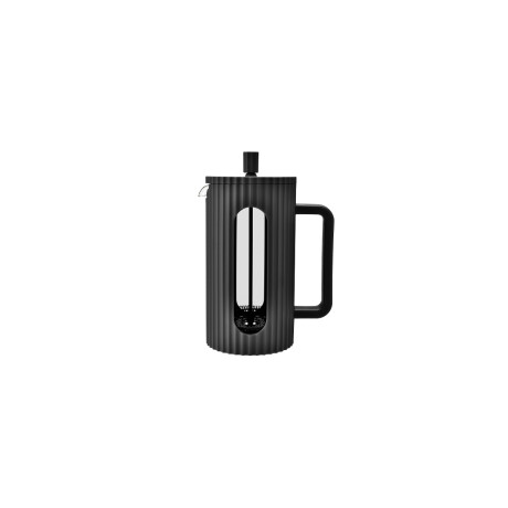 Cafetera prensa manual con embolo facetada - 350ml Negro