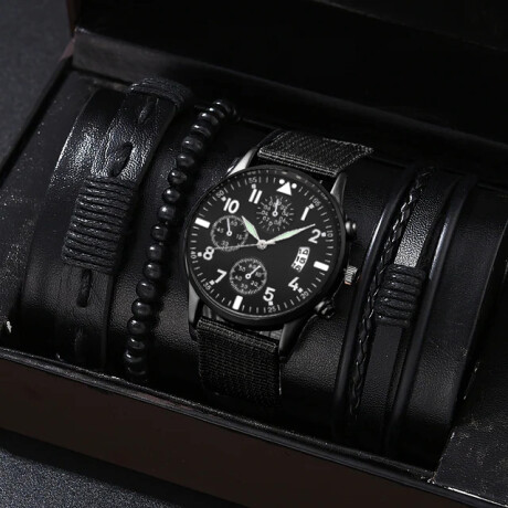 Set De Reloj Masculino Con Pulseras Set De Reloj Masculino Con Pulseras