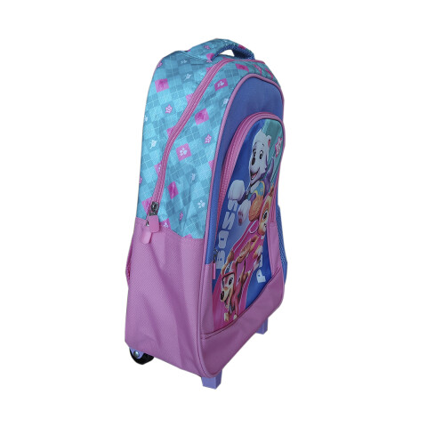 Mochila Infantil Paw Patrol con Carro Jacquard Grande 40 x 30 cm LILA
