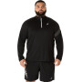 Casaca Running Icon Ls 1/2 Zip Hombre Performance Black