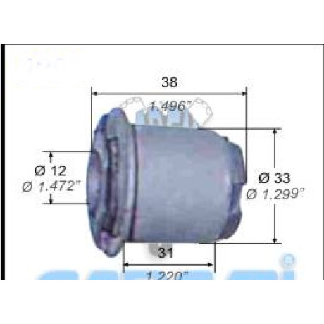BUJE CITROEN - PEUGEOT SILENTBLOCK BASTIDOR 405 REDONDO BALONA - BUJE CITROEN - PEUGEOT SILENTBLOCK BASTIDOR 405 REDONDO BALONA -