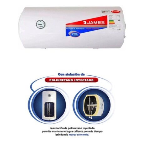 Termotanque Calefón de acero James Horizontal 60Lts Termotanque Calefón de acero James Horizontal 60Lts