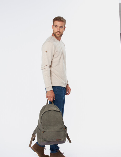 MOCHILA DE LONA Verde