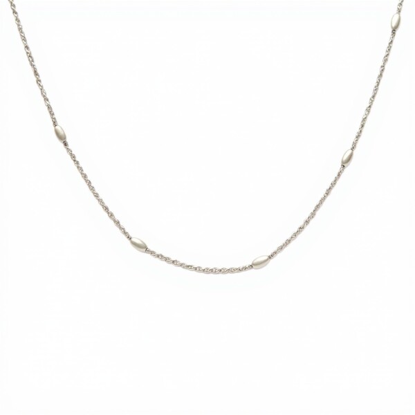 Cadena Gotas doble-Plata 925-Sin Piedra-CD3316 sinpiedra
