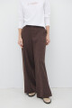 PANTALON MELANGE MARRON