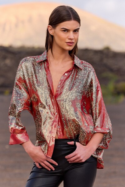 CAMISA GLAMOUR Rojo