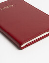 Anotadores Cuadernos y Memos Cuaderno Cuaderno Pu Con Cierre. Cuenta Con Hojas Rayadas. - Rojo Burdeaux
