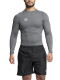 T-Shirt Térmica Manga Larga Umbro Hombre Gris
