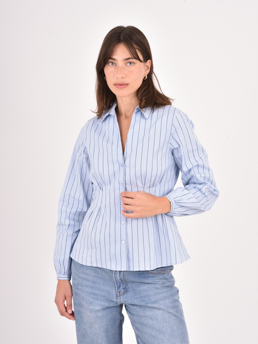 CAMISA WERLA - CELESTE 