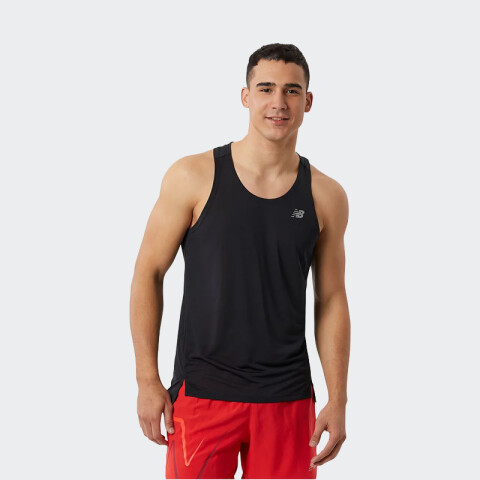 Musculosa New Balance Accelerate Single Negro