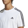 Remera Adidas Essentials de Hombre - IC9336 Blanco-negro