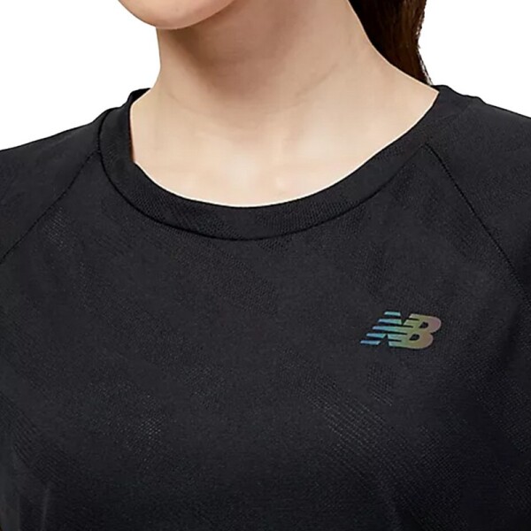 Remera New Balance Speed Jaquard Negro